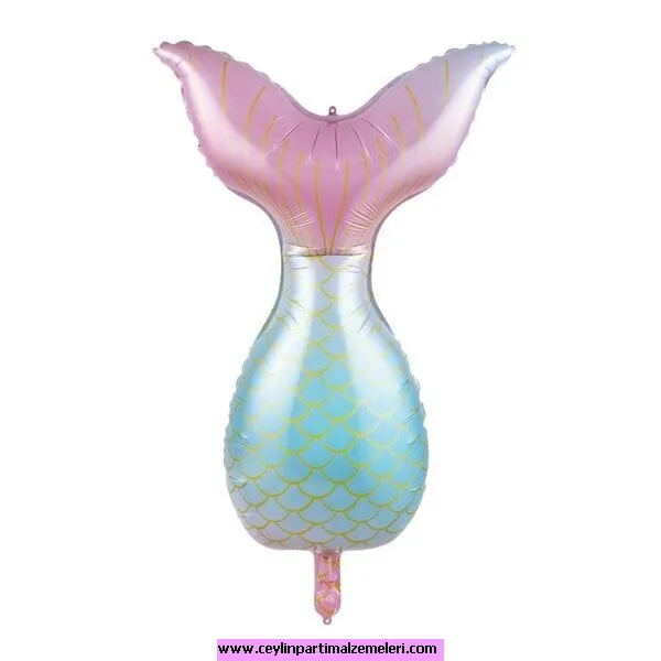 Deniz Kızı Kuyruk Figür Folyo Balon